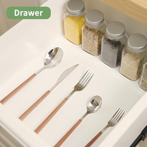 Shelf Liners 20 inch x 20 ft Kitchen Cabinets Liner Non-Stick Drawer Liners Drawer Mats EVA Protector Shelving Cupboard Lining (Clear, 20 inch x 20 ft) - Image 4