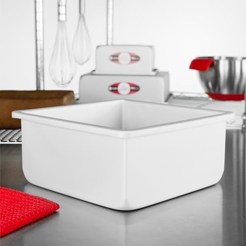 Fat Daddio's Anodized Aluminum Square Cake Pan, 8 x 4 Inch - Image 4