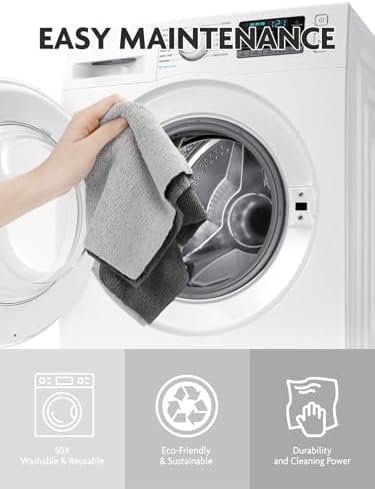 Fantasticlean Microfiber Cleaning Cloth Roll- 75 Sheets, 12" x 12"(Dimgrey) - Image 6
