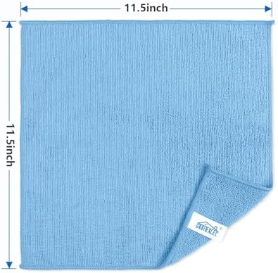 HOMEXCEL 8PK Microfiber Cleaning Cloth, Cleaning Rags for Home, 11.5x11.5in - Image 2