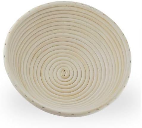 8" Round Banneton Proofing Basket – Premium Artisan Rattan Bread Proofing Basket for Sourdough, Boules, Artisan Bread Baking, Brotform Dough Rising by The Lucky Clover Trading - Image 7