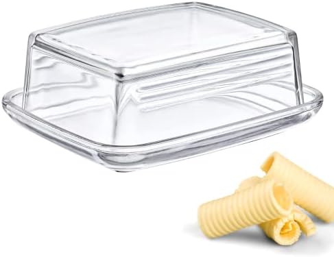 Westmark Decorative Butter Dish 14.3 cm Glass Transparent 20852260 by Westmark