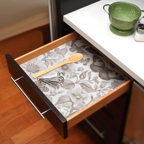 Quttisay Non Adhesive Shelf Liner Drawer & Cabinet Liner 12in x 10ft - Image 3
