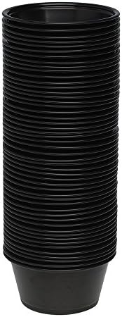Dixie 3.25 oz. Plastic Portion Cup by GP PRO (Georgia-Pacific), Black, PP325BLACK, 2,400 Count (200 Cups Per Sleeve, 12 Sleeves Per Case) - Image 3