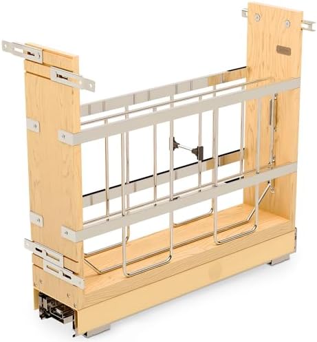 Rev-A-Shelf Pullout Bakeware Organizer w/Soft-Close, Min Opening 5.5" Wide by Rev-A-Shelf