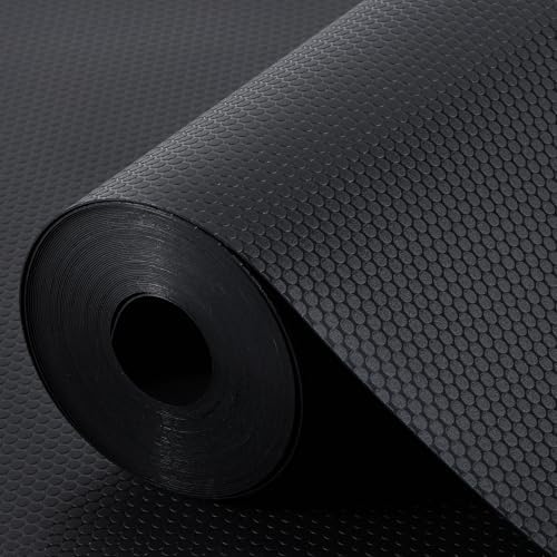 Shelf Liner Non Adhensive,Kitchen Cabinet Drawer Mat Black 11.8× 118" - Image 7