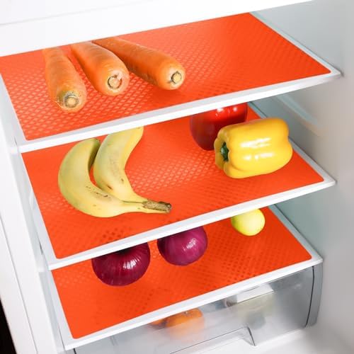 Shelf Liners for Kitchen Cabinets, Drawer, Fridge Liner Red 11.8"× 393.7" - Image 2