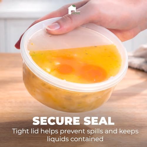 EconoHome Clear Deli Containers with Lids - 240-Pack, 32oz Plastic Containers with Lids for Food Storage, Meal Prep, Leftover, Restaurant Business, Takeout - Fridge, Microwave & Freezer-Safe - Image 4