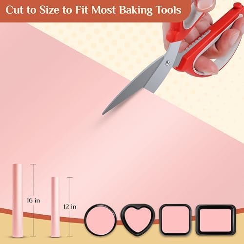 GTJ Silicone Baking Mat Roll, Reusable Baking Sheet Liners, 12 in x 6 ft | Free Cut to Size, Food-Grade, Non-Stick, Non-Slip, For Dough, Pastry, Air Fryer, Freeze Dryer, Oven Pan, Kitchen Counter - Image 2