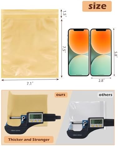 100 Self Sealing Sandwich Bags with Window, Paper Cookie Bags with Seal, Grease Resistant To Go Bakery Sleeves for Packaging Bagels, Donuts, Scone, Brownie, Small Pastries and other Treats - Image 2