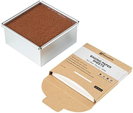 Restaurantware White Paper Parchment Baking Sheet, 4 In, 1000 Pack by Restaurantware