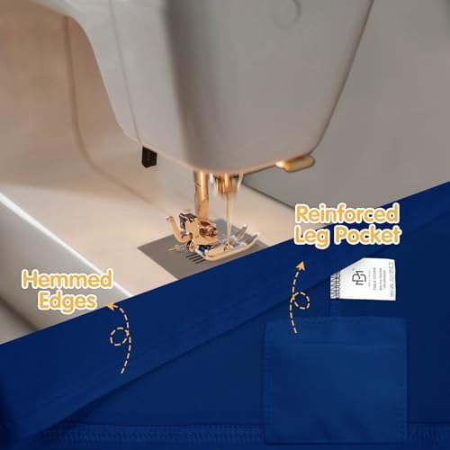 BRILLMAX 4 Pack Navy Blue Spandex Table Covers for 6ft Rectangle Tables - Image 4