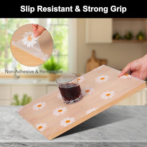 Cooyes Shelf Liner – Premium Non-Adhesive Cabinet & Drawer Liner for Kitchen – Waterproof Shelf Paper with Modern Pattern – Durable EVA Cabinet Mat – Easy to Cut (17.5" W x 78.7" L) - Image 2