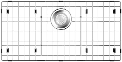 Stainless Steel Sink Protectors for Kitchen Sink, 28-3/8’’ x 14-3/16’’ by jkxoo