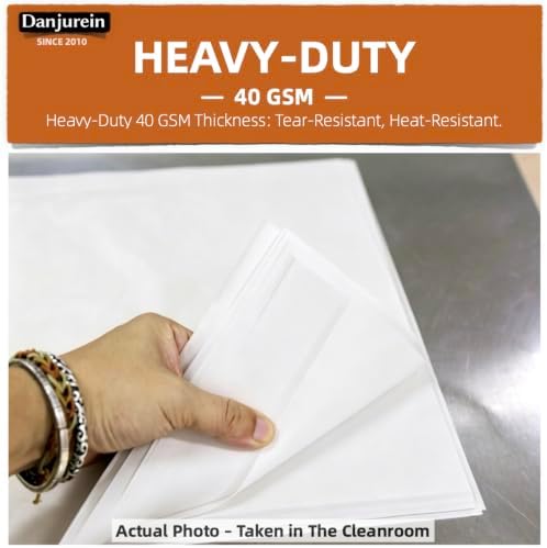 White 8x8 Parchment Squares, Bulk 800pcs Pan Liners Baking | Precut non-stick, for 8x8 brownie pans, square cakes, air fryer baskets & deli serving. Food grade, heat resistant. - Image 6