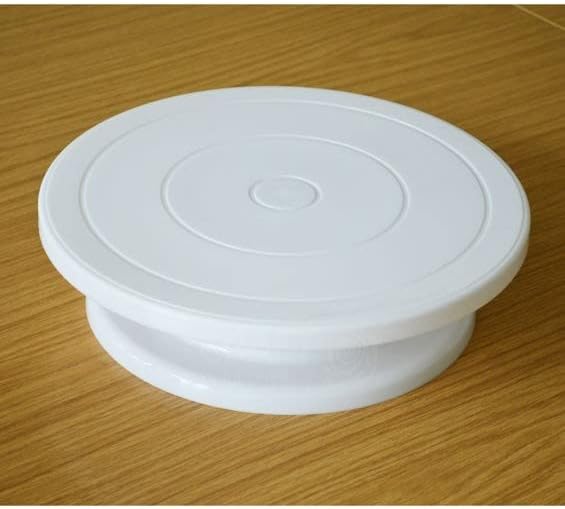 Culpitt Cake Decorating Turntable, Revolving Cake Stand, Easy Icing and Decorating, White Plastic - 275mm, 11" - Image 2