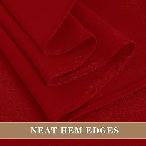 Fitable 6 Pack Red Tablecloths 90x156 Inch for 8 Foot Rectangle Tables - Image 4