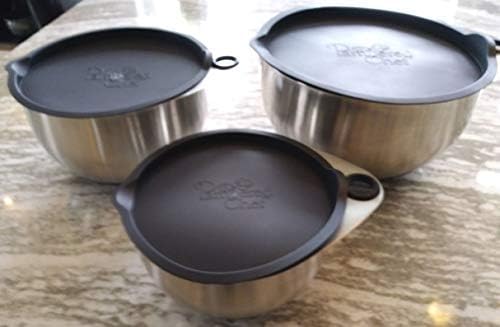 The Pampered Chef Stainless Mixing Bowl Set of 3 by Pampered+Chef