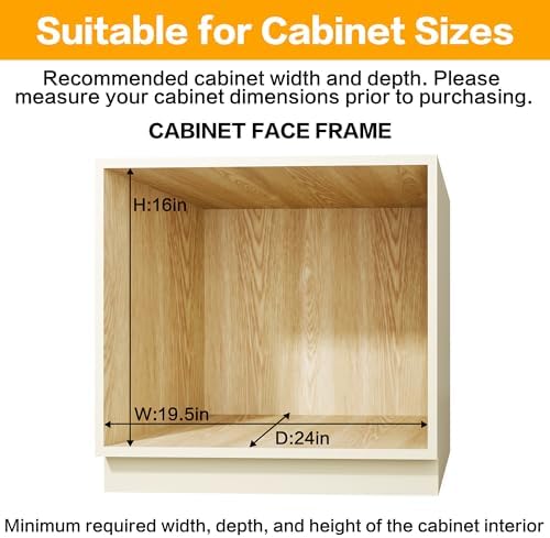 2-Tier Kitchen Cabinet Pull Out Shelf and Drawer Organizer Slide Out Pantry Storaqe Basket in Multiple Sizes (18" W x 21" D) - Image 3