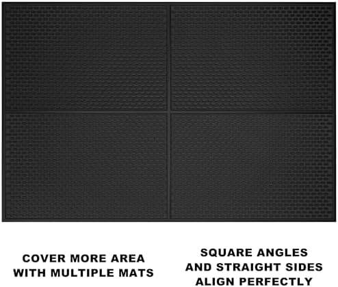 AXIESO Silicone Bar Mat 2 Pack - 18 x 12 in Coffee Bar Mats for Countertop - Image 5