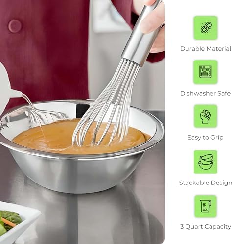 OCS Parts 0.75 Quart Stainless Steel Mixing Bowl | 7-Inch - Image 4