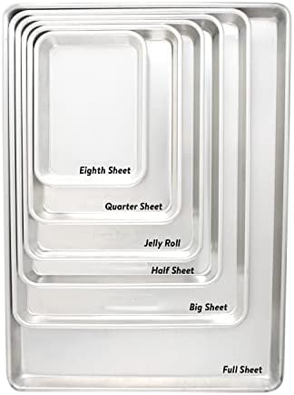 Nordic Ware Naturals Extra Large, 21 x 15 inch Baking Set - USA Made Aluminum Commercial Quality Pan for Baking or Roasting, Encapsulated Galvanized Steel Rim Prevents Warping, 2pk Big Sheet - Image 6