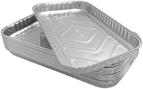 PACTOGO 10" x 5" x 1" Disposable Aluminum Foil Oblong Danish Cake Pans - Ideal Baking Tins for Sweets, Cakes, Cookies, Brownies (Pack of 25) - Image 7