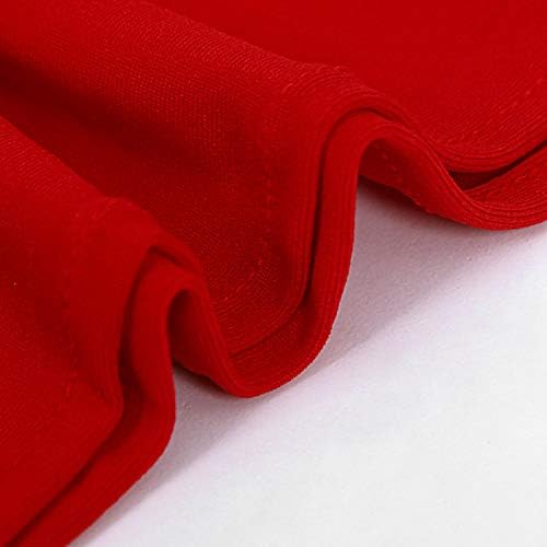 Peomeise 50pcs Red Spandex Chair Sashes with Buckle Slider for Wedding, Party Decoration - Image 7