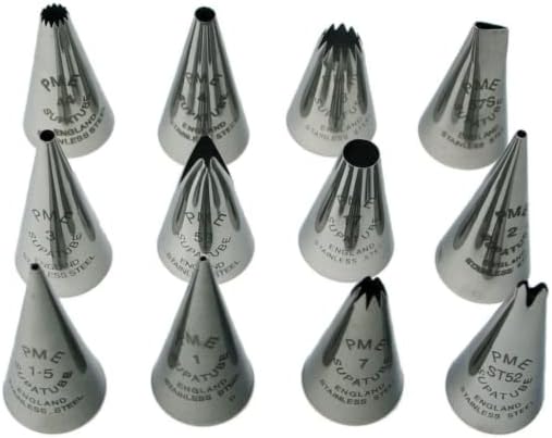 'PME Supa Tube Nozzles Set of 12, Stainless Steel - Image 2