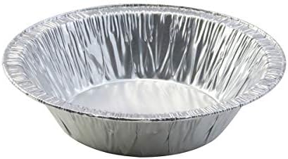 Safca KitchenDance Disposable Colored Aluminum Individual Pie Pan - 5 Inches Round Tart Pan for Pies, Tarts, Casseroles - Aluminum Foil Baking Pan Perfect for Baking, Preparing Food, #501, 500 count by KitchenDance