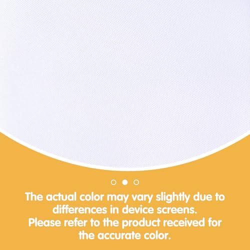 BRILLMAX 4 Pack White Spandex Table Covers for 8ft Rectangle Tables - Image 5