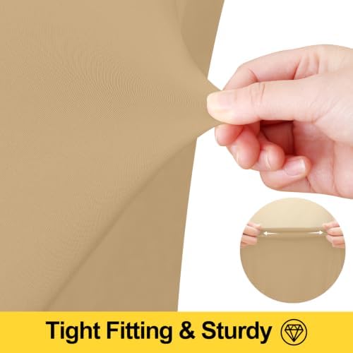 Smiry Spandex Elastic Fitted Table Cloth Skirt for 8FT Rectangle Table - Image 4