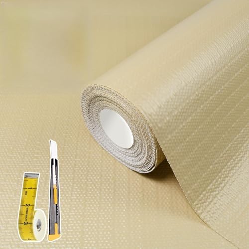 Shelf Liners for Kitchen Cabinets 17in x 30FT, Non Adhesive Cabinet Liner by Kimhan