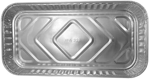 PACTOGO 10" x 5" x 1" Disposable Aluminum Foil Oblong Danish Cake Pans - Ideal Baking Tins for Sweets, Cakes, Cookies, Brownies (Pack of 100) - Image 6