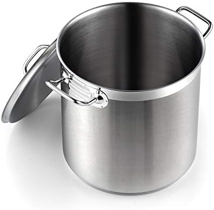 Cooks Standard Professional 11 Quart Stainless Steel Stock Pot with Lid by CooksStandard