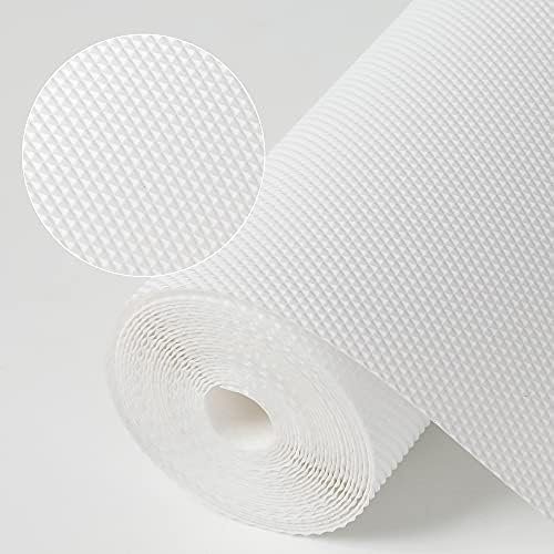 Kitchen Shelf Liner Drawer Liners, Non-Adhesive EVA Cabinet Liners, White by HooTown