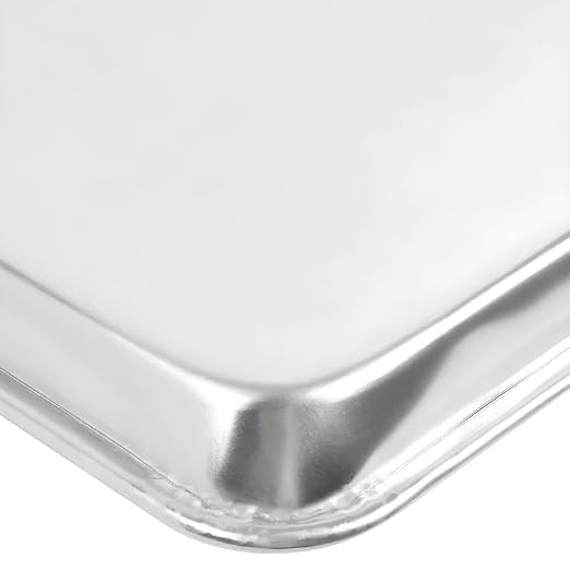 OCS Parts 3-Pack Full Size 18" x 26" Aluminum Sheet Baking Pans | 19 Gauge Wire in Rim Aluminum Sheet Pan for Home or Commercial Kitchens - Image 6
