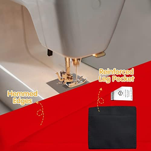 BRILLMAX 6 Pack Red Spandex Table Covers for 6ft Rectangle Tables - Image 4
