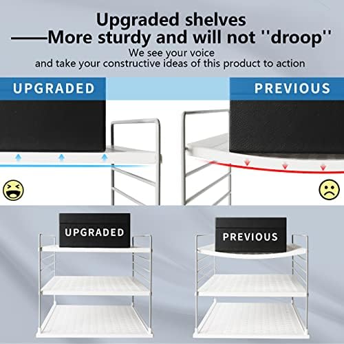 Upgraded Cabinet Organizers - Divided Compartment Holder for Plastic Bag, Wrap, Foil, Snack and Box - Kitchen Organization Under Sink Storage Suitable - Image 5