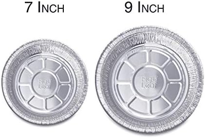 (360 Pack) Premium 7-Inch Round Foil Pans with Plastic Dome Lids l Heavy Duty l Disposable Aluminum Tin for Roasting, Baking, or Cooking - Image 5