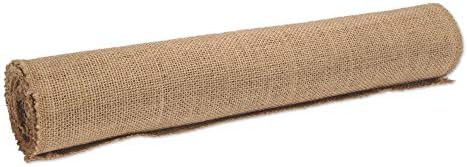 BambooMN Natural 15" x 88" Vintage Burlap Table Runner for Rustic Wedding Bridal Shower Bachelorette Graduation Party Table Decor Decorations, 6 Pieces - Image 3