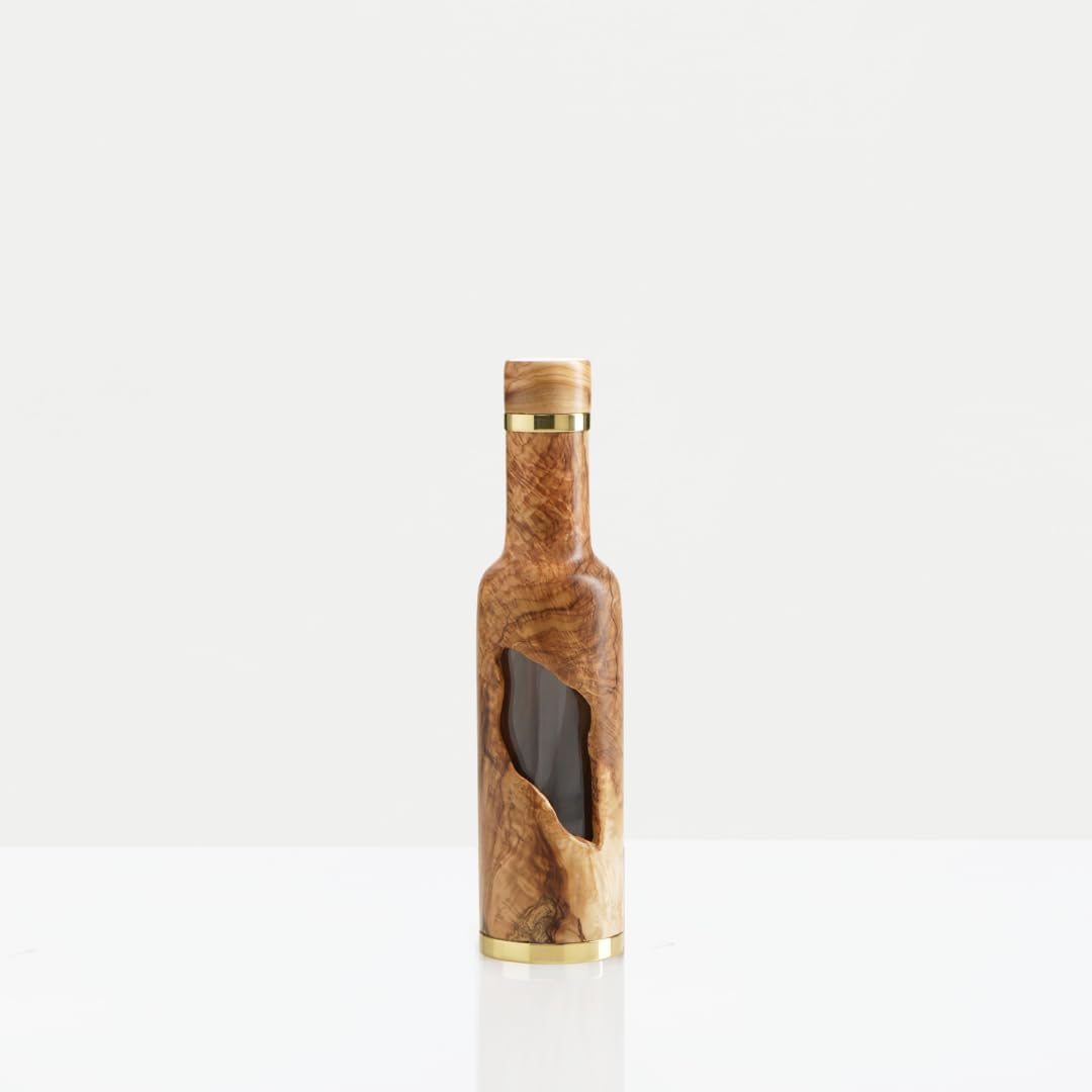Olive wood bottle - Tree Hollow Design - 200ml