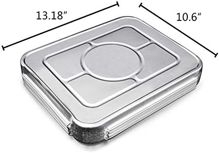 (210 Pack) Premium Lids for Chafing Pans 9" x 13" Half Deep Pans l Top Choice Disposable Heavy Duty Aluminum Foil Tin Pan Lid Perfect for Roasting Potluck Catering Party BBQ Baking Cakes Pie - Image 5