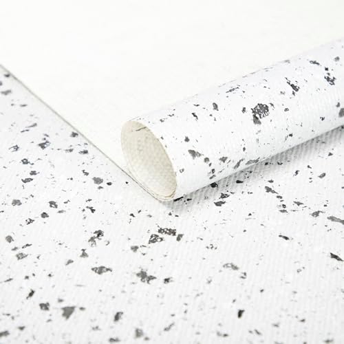 FIFTY FEET 18"x96" Non-Adhesive Shelf Liner for Kitchen Cabinets and Drawers, Washable Non-Slip PVC Cabinet Liner (Rock)(1 Roll) by FIFTYFEET