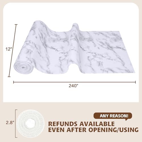Shelf Liners for Kitchen Cabinets 12in x 10FT, Non Adhesive Drawer Liner - Image 3