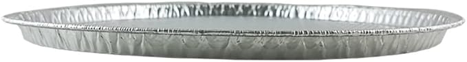 PACTOGO 12" Round Aluminum Foil Pizza Pan - Disposable Waffle Bottom Baking Sheets Made in USA (Pack of 25) - Image 3