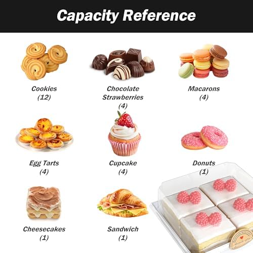 50Pcs Small Charcuterie Boxes with Clear Lids 5x5 Inch - Image 6