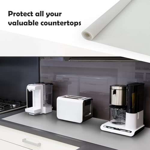 78.7”x23.6”(200cmx60cm) Heat Resistant Mat for Countertop, Silicone Mats for Kitchen Counter, Extra Large Counter Mat, Nonslip Mats for Crafts Countertop Protector, Black - Image 4