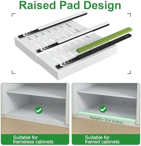 PAKETA 1 Pack Expandable Pull Out Cabinet Organizer,21" Deep - Image 4