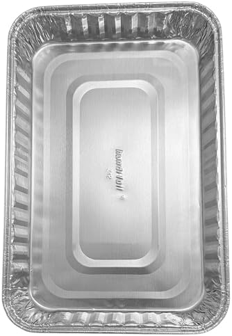 PACTOGO 9" x 6" x 1.25" Oblong Disposable Aluminum Foil Danish Cake Pans - Ideal Baking Tins for Sweets, Cakes, Cookies, Brownies (Pack of 100) - Image 5